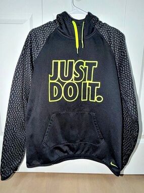 Nike Just Do It Pullover Hoodie Black